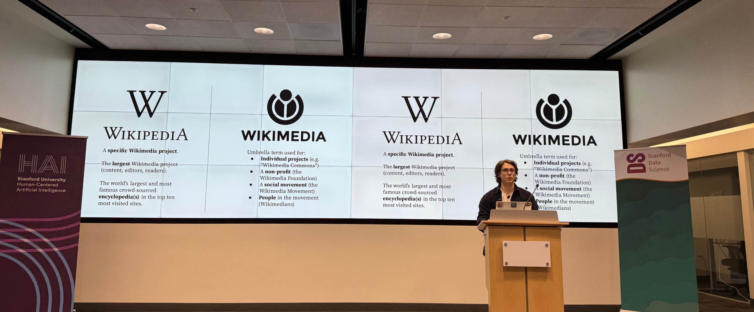 Wikimedia Enterprise at Stanford Human-Centered Artificial Intelligence Seminar